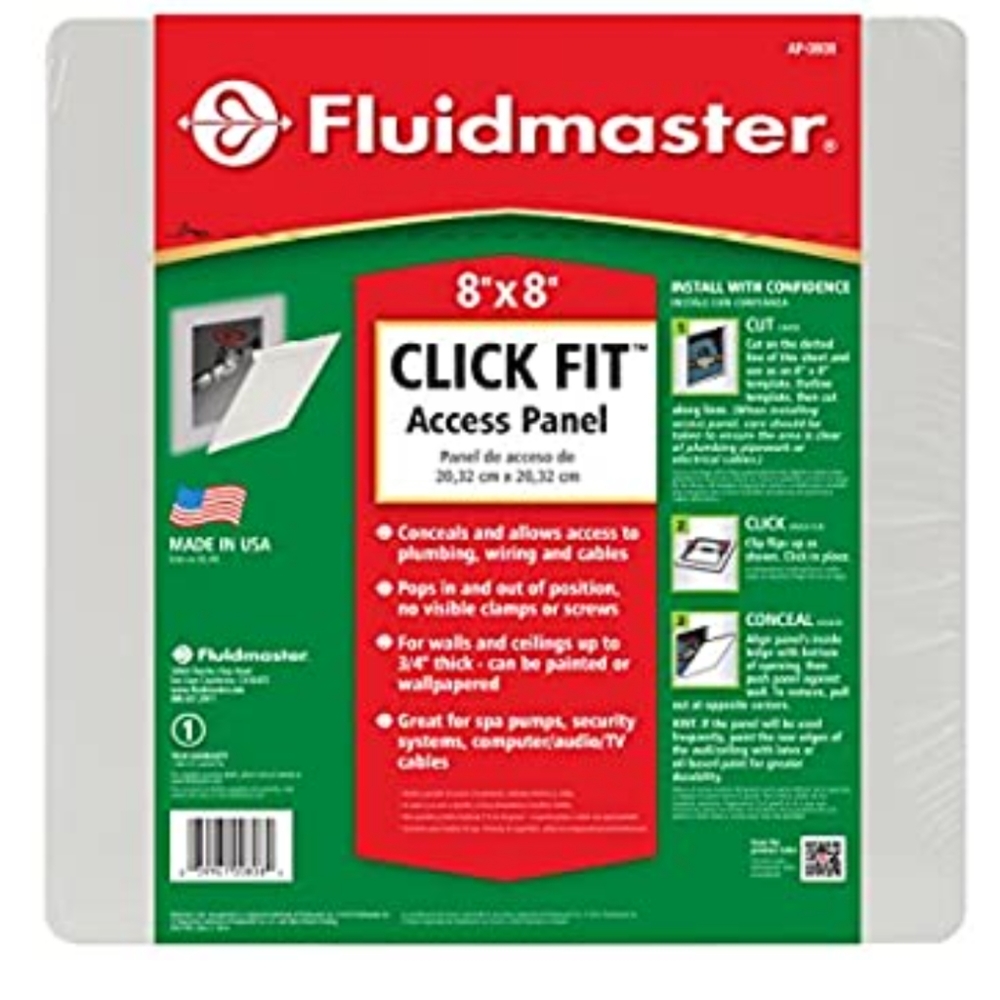Fluidmaster AP-0808 Click Fit Access Panel for Plumbing, Wiring, and Cab…